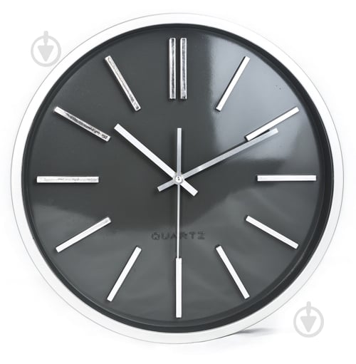 Часы настенные Линдгрен 35,5 см черный с рисунком - фото 1
