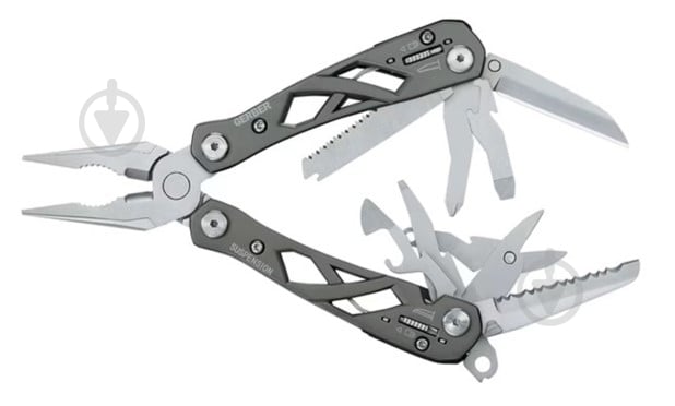 Мультитул Gerber Knives Suspension Multi, 12 инструментов 1027823 - фото 1 Мультитул Gerber Knives Suspension Multi, 12 инструментов 1027823 - фото 1