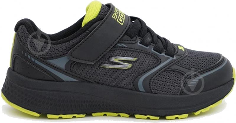 Кроссовки для мальчиков Skechers GO RUN CONSISTENT 405009L BCCL р.33,5 черные - фото 1