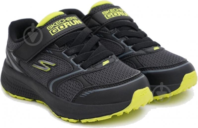 Кроссовки для мальчиков Skechers GO RUN CONSISTENT 405009L BCCL р.33,5 черные - фото 3