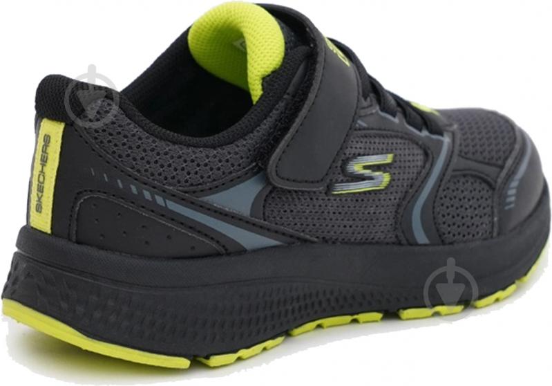 Кроссовки для мальчиков Skechers GO RUN CONSISTENT 405009L BCCL р.33,5 черные - фото 4