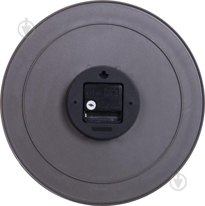 Часы настенные Moon 30,5 см графит - фото 3