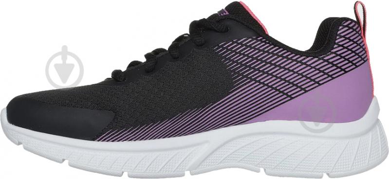 Кроссовки для девочек Skechers MICROSPEC PLUS 303608L BKPR р.33,5 черные - фото 2