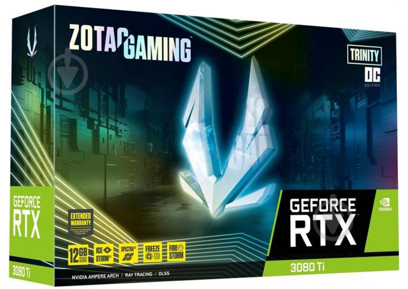 Відеокарта Zotac GeForce RTX3080 GeForce RTX3080 Ti 12GB DDR6X Trinity OC Gaming 12GB 384bit (ZT-A30810J-10P) - фото 8