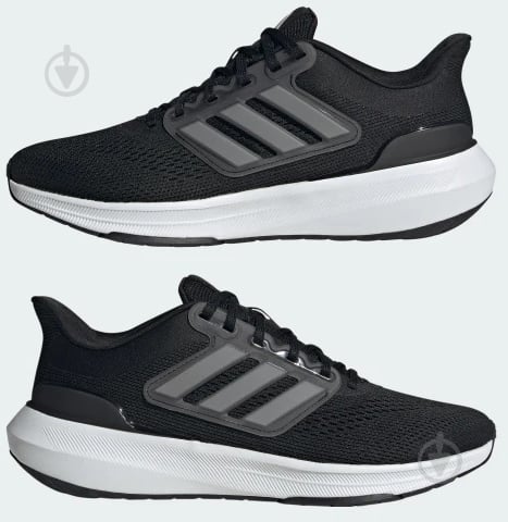 Кроссовки мужские демисезонные Adidas ULTRABOUNCE HP5796 р.42 черные - фото 2