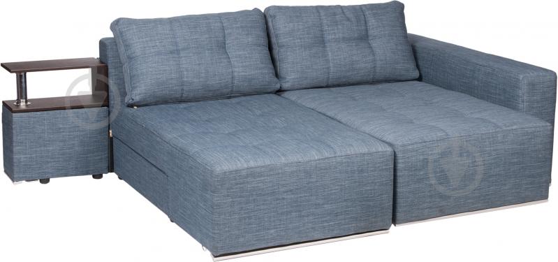 Диван кутовий Малібу тканина Лара правий синій 2310x1580x680 мм - фото 1