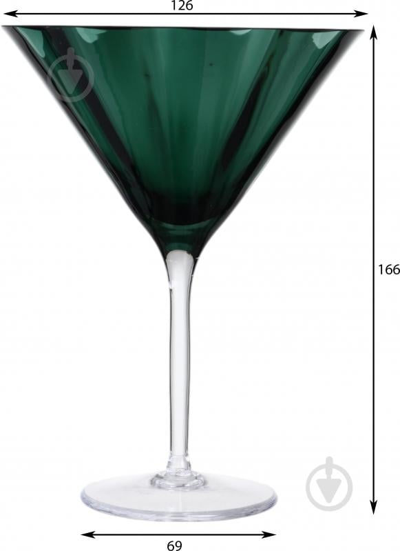 Бокал Wrzesniak Glassworks Green Optic (19-3710) 1 шт. - фото 2
