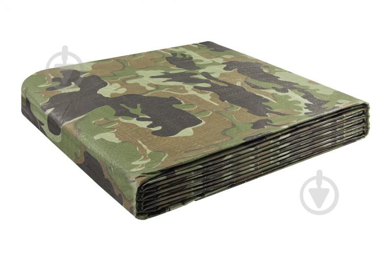 Тент 6 х 8 м CAMOUFLAGE 90 г/м2 (79-8608) MasterTool - фото 1