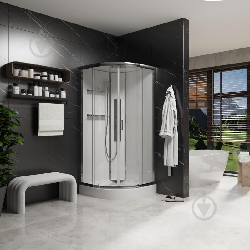 Душевой бокс Koller Pool Optima 90×90×215 см, хром - фото 3 Душевой бокс Koller Pool Optima 90×90×215 см, хром - фото 3