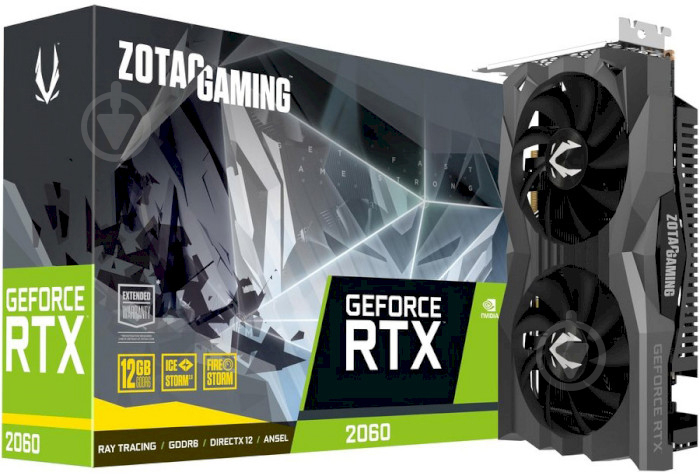 Видеокарта Zotac GeForce RTX 2060 12GB GDDR6 192bit (ZT-T20620F-10M) - фото 6