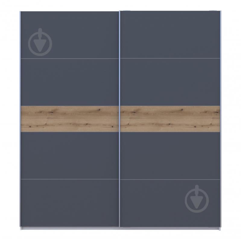 Шафа-купе G-Caiser Doros ДСП 2200 м 2200x600x2400 мм альба білий/дуб евок прибережний двері ДСП - фото 3 Шафа-купе G-Caiser Doros ДСП 2200 м 2200x600x2400 мм альба білий/дуб евок прибережний двері ДСП - фото 3