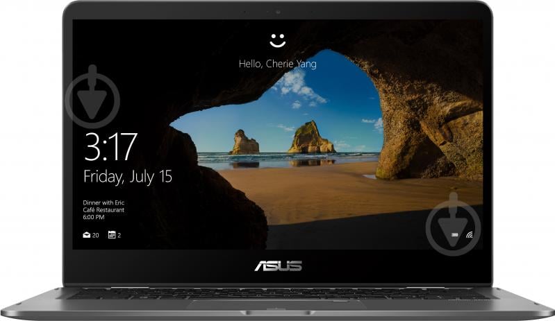 Ноутбук Asus ZenBook Flip UX461UA-E1012R 14" (90NB0GG1-M02390) grey - фото 1