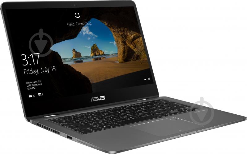 Ноутбук Asus ZenBook Flip UX461UA-E1012R 14" (90NB0GG1-M02390) grey - фото 2