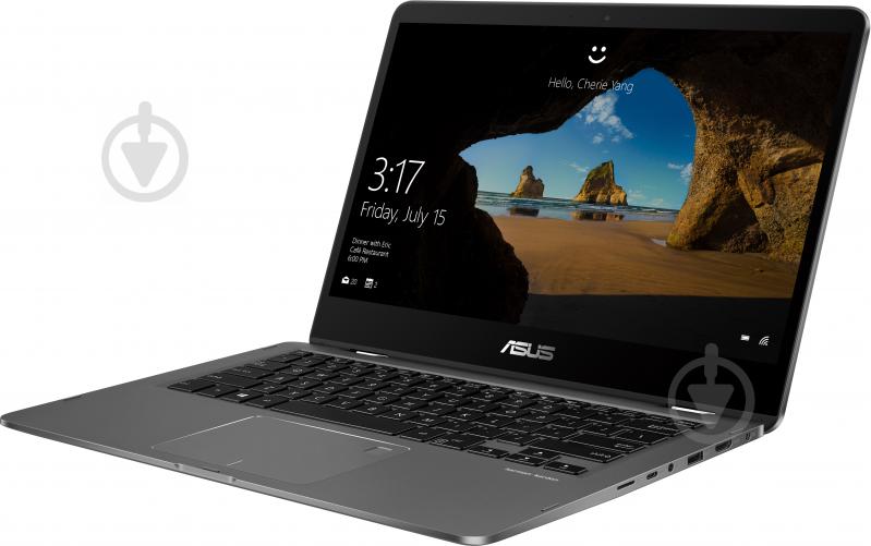 Ноутбук Asus ZenBook Flip UX461UA-E1012R 14" (90NB0GG1-M02390) grey - фото 4