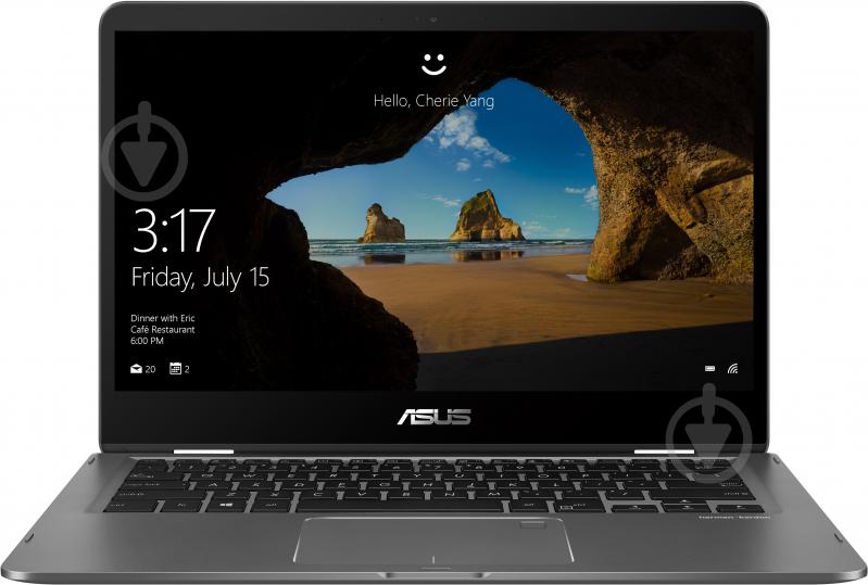 Ноутбук Asus ZenBook Flip UX461UA-E1012R 14" (90NB0GG1-M02390) grey - фото 5