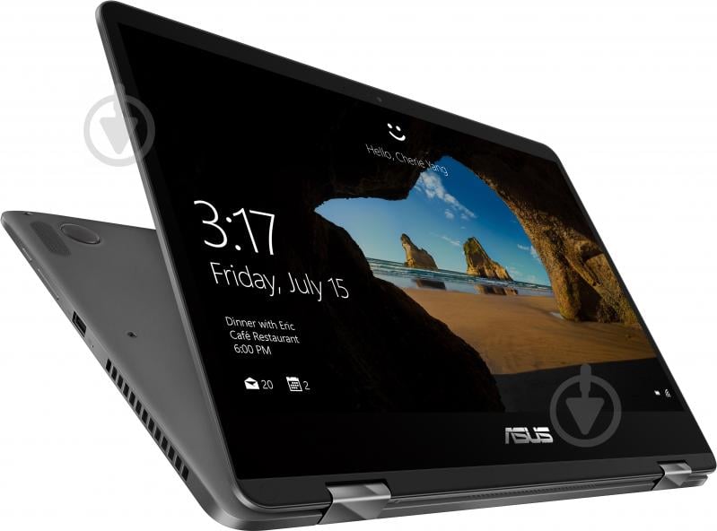 Ноутбук Asus ZenBook Flip UX461UA-E1012R 14" (90NB0GG1-M02390) grey - фото 12