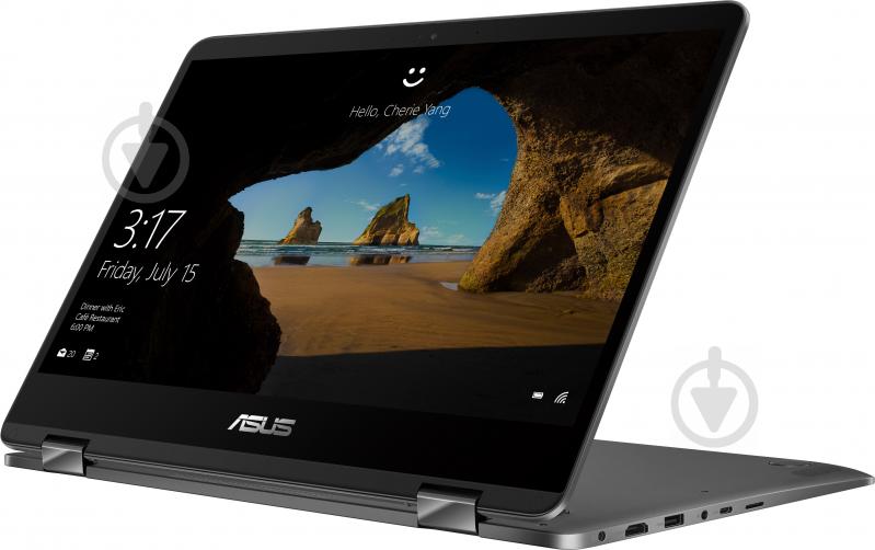 Ноутбук Asus ZenBook Flip UX461UA-E1012R 14" (90NB0GG1-M02390) grey - фото 8