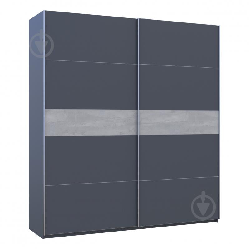 Шафа-купе G-Caiser Doros ДСП 2200x600x2400 мм графіт двері ДСП - фото 6 Шафа-купе G-Caiser Doros ДСП 2200x600x2400 мм графіт двері ДСП - фото 6