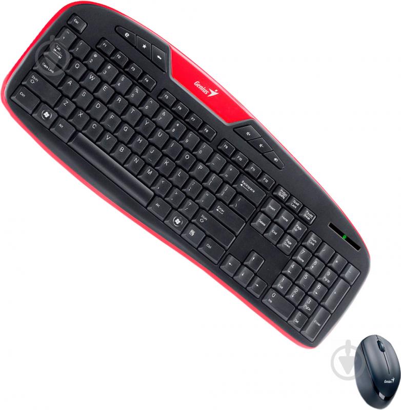 Комплект клавіатура + миша Genius KB-8005 black/red (31340003106) - фото 2