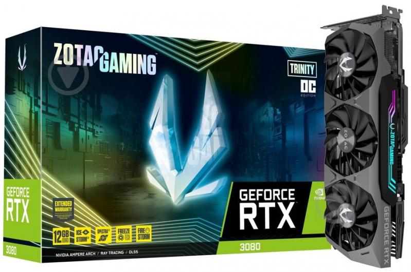 Видеокарта Zotac GeForce RTX 3080 12GB GDDR6 384bit (ZT-A30820J-10PLHR) - фото 2