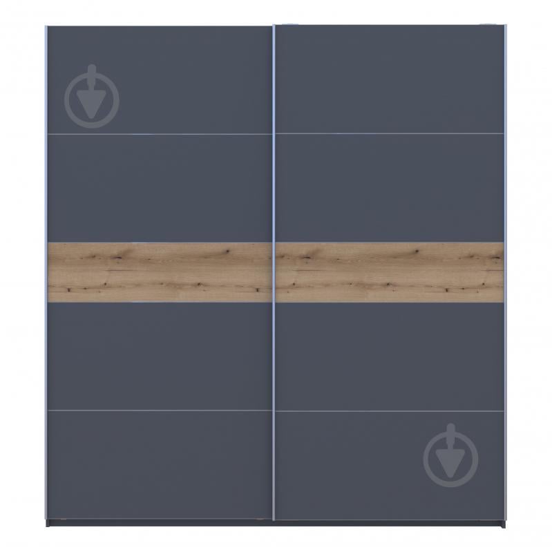 Шафа-купе G-Caiser Doros ДСП 2200x600x2400 мм графіт/дуб евок прибережний двері ДСП - фото 3 Шафа-купе G-Caiser Doros ДСП 2200x600x2400 мм графіт/дуб евок прибережний двері ДСП - фото 3