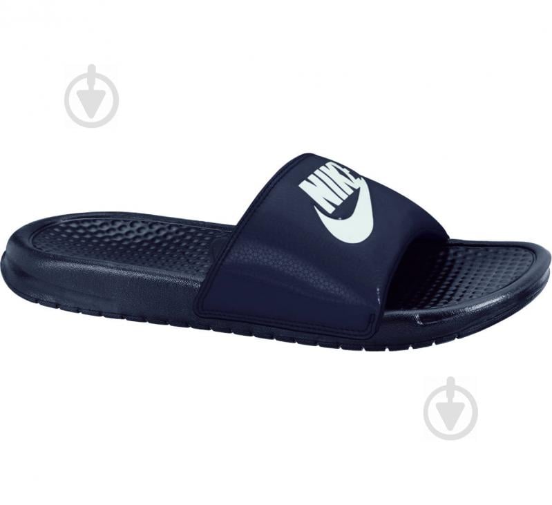 Шлепанцы Nike BENASSI JDI 343880-403 р.49,5 темно-синий - фото 2