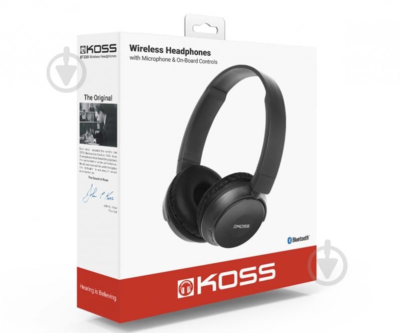 Наушники Koss BT330i On-Ear Wireless Mic black (196619.101) - фото 4