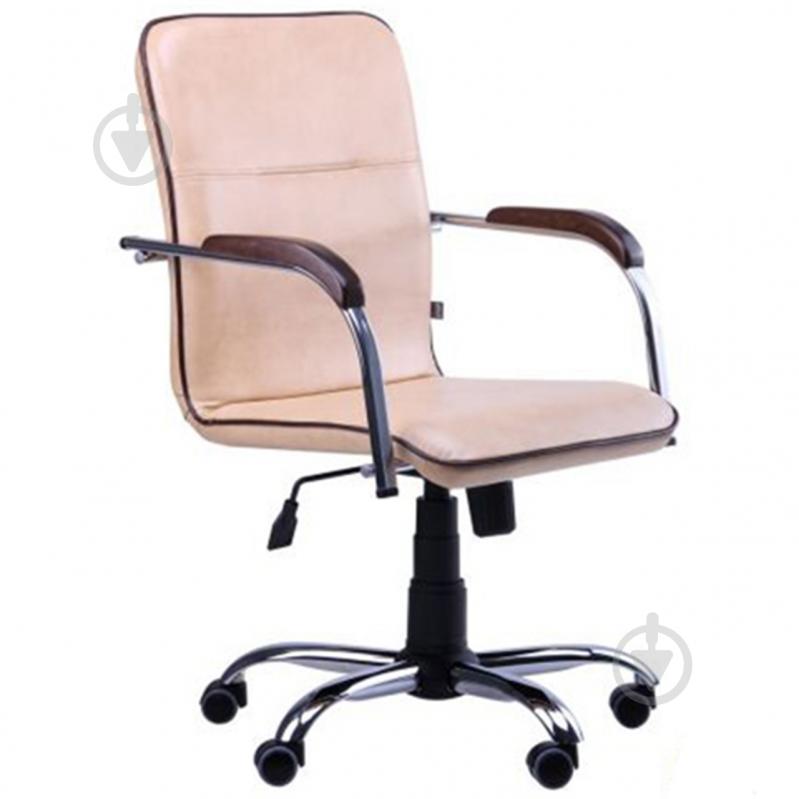 Крісло AMF Art Metal Furniture Самба-RC горіх мадрас бежевий - фото 1