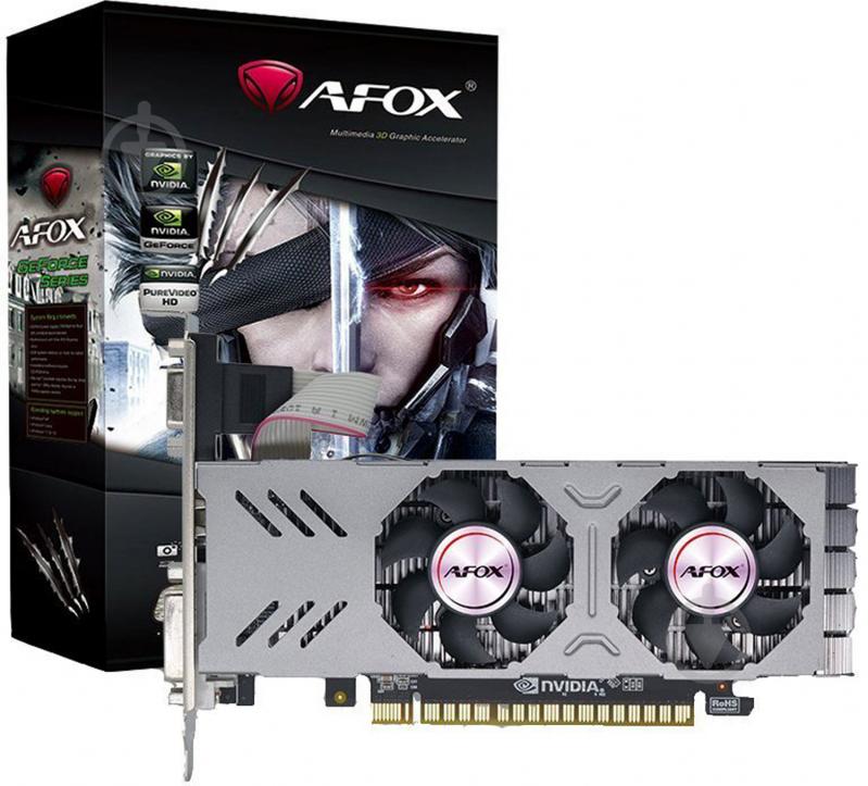 Видеокарта AFOX Geforce GTX750 Geforce GTX750 4GB GDDR5 128Bit DVI HDMI VGA LP Dual Fan 4GB 128bit (AF750-4096D5L4-V2) - фото 5