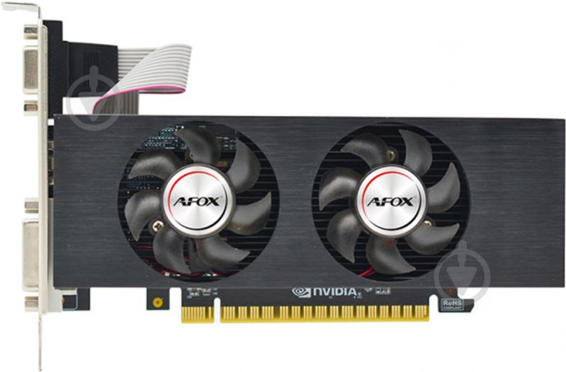 Видеокарта AFOX Geforce GTX750 Geforce GTX750 4GB GDDR5 128Bit DVI HDMI VGA LP Dual Fan 4GB 128bit (AF750-4096D5L4-V2) - фото 1