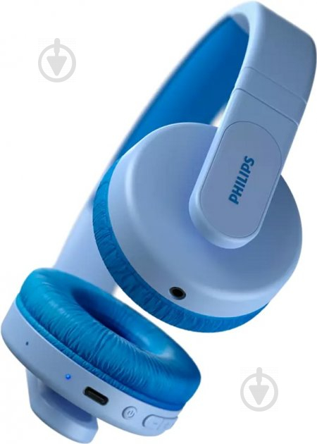 Навушники Philips Kids TAK4206 On-ear Colored light panels Wireless blue (TAK4206BL/00) - фото 5