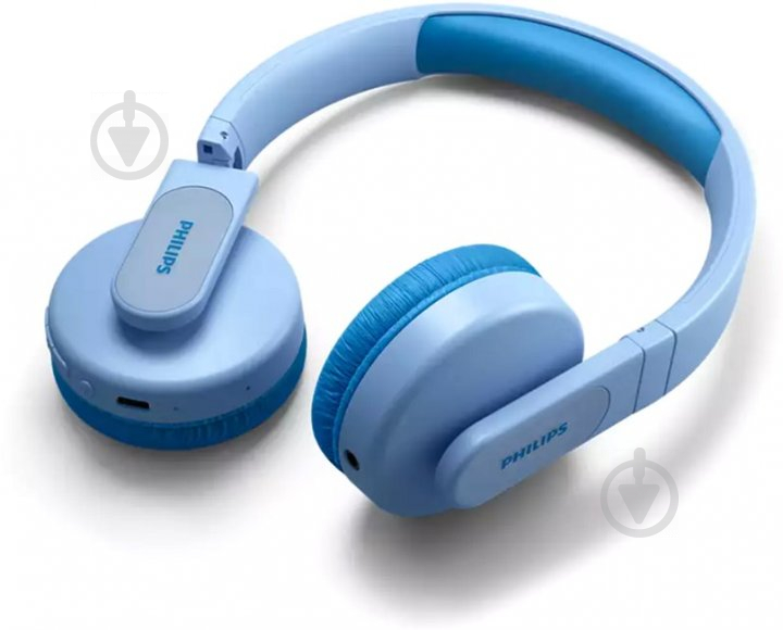 Навушники Philips Kids TAK4206 On-ear Colored light panels Wireless blue (TAK4206BL/00) - фото 6