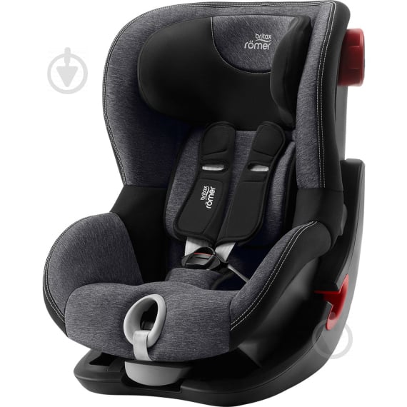 Автокресло Britax-Romer KING II Black Series Graphite Marble графитовый - фото 1