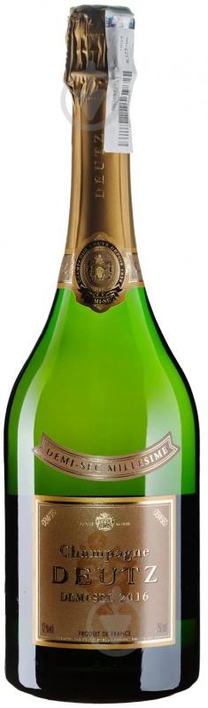 Вино игристое Deutz Demi-Sec 2016 0,75 л - фото 1 Вино игристое Deutz Demi-Sec 2016 0,75 л - фото 1