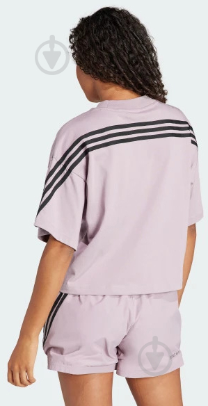 Футболка Adidas W FI 3S TEE IS3613 р.L фиолетовый - фото 3