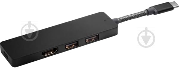 Док-станція HP ENVY USB-C Hub black (5LX63AA) - фото 1