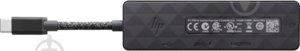 Док-станція HP ENVY USB-C Hub black (5LX63AA) - фото 2