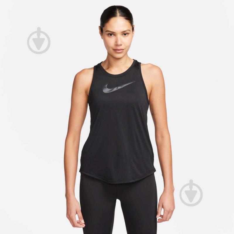 Майка Nike W NK DF SWOOSH HBR TANK FB4914-010 р.2XL черный - фото 2