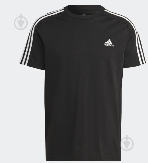 Футболка Adidas M 3S SJ T IC9334 р.2XL чорний - фото 1