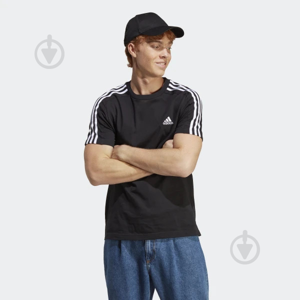 Футболка Adidas M 3S SJ T IC9334 р.2XL чорний - фото 2