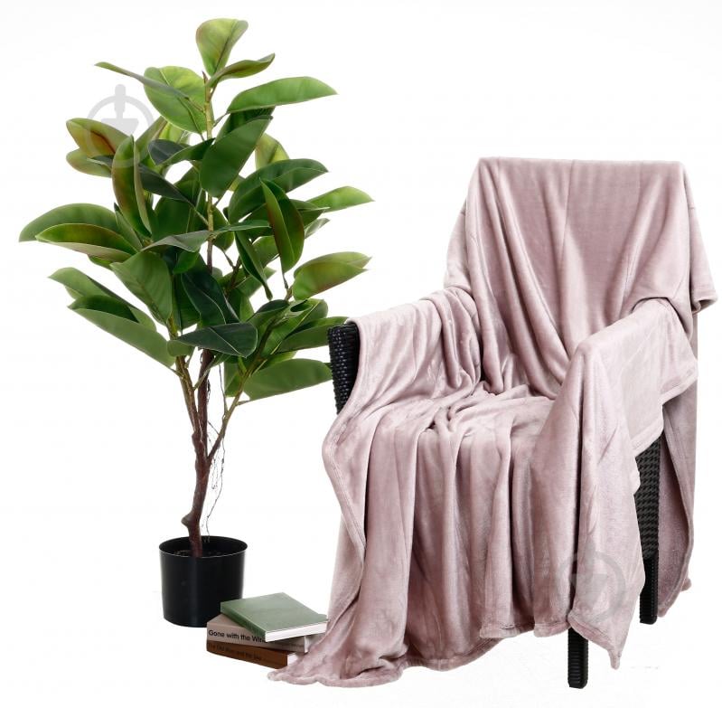 Плед Frannel Solid Sphinx 220x200 см светло-розовый La Nuit - фото 1 Плед Frannel Solid Sphinx 220x200 см светло-розовый La Nuit - фото 1