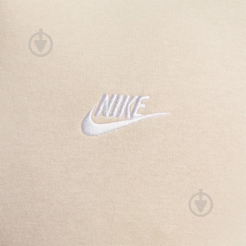 Джемпер Nike W NSW CLUB FLC STD PO HDY DQ5793-126 р.XL бежевий - фото 3