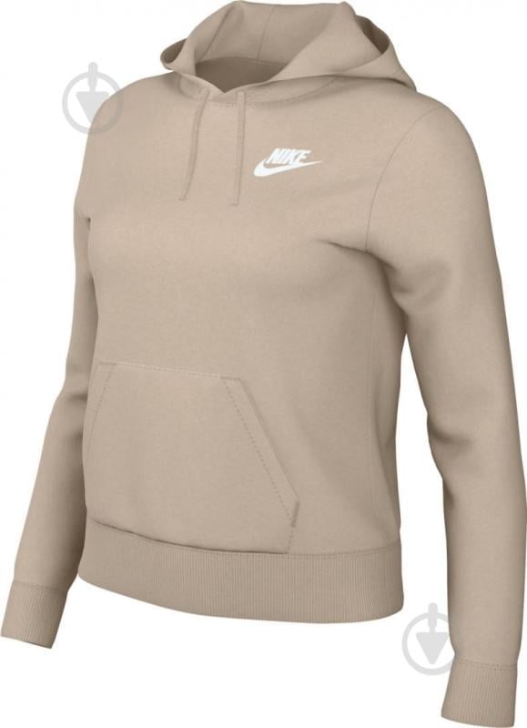 Джемпер Nike W NSW CLUB FLC STD PO HDY DQ5793-126 р.XL бежевий - фото 4