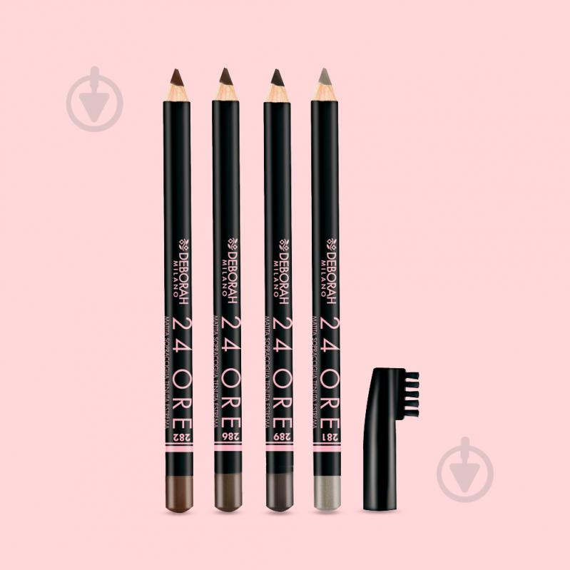 Карандаш для бровей DEBORAH 24Ore EYEBROW PENCIL 281 blonde 1,2 г - фото 5