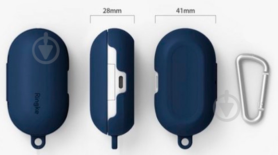 Чехол для наушников Ringke Galaxy Buds navy RCS4613 - фото 7 Чехол для наушников Ringke Galaxy Buds navy RCS4613 - фото 7