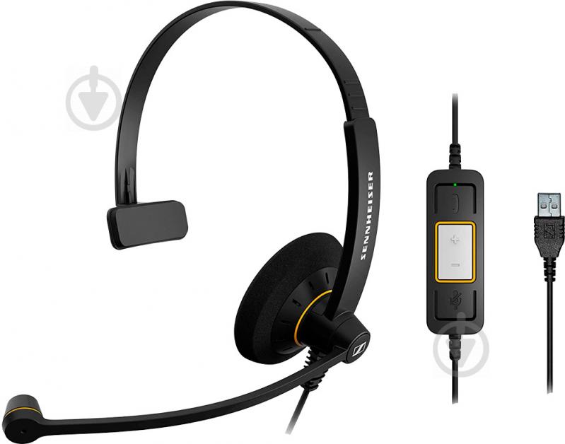 Гарнитура Sennheiser Epos I SC 30 USB ML Mono black (1000550) - фото 1