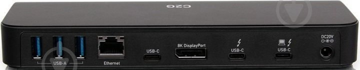 Док-станція C2G USB-C Thunderbolt 3 DP/Ethernet/USB/SD/mini jack/Power Delivery до 85W (C2G80926) - фото 4