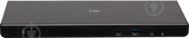 Док-станція C2G USB-C 12-in-1 Triple Display Docking Station black (C2G80925) - фото 1