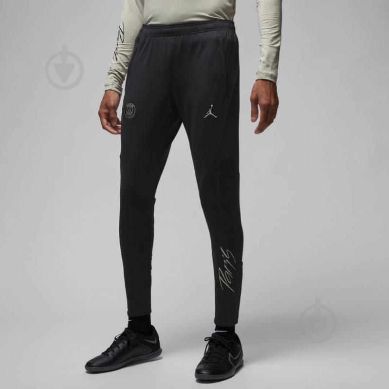 Штани Nike PSG M NK DF STRK PANT KPZ 3R DZ0897-010 р. L чорний - фото 1