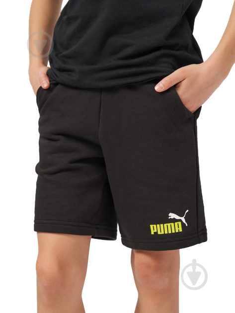 Шорти Puma Ess+ 2 Col Shorts 58698959 р. 176 чорний - фото 1